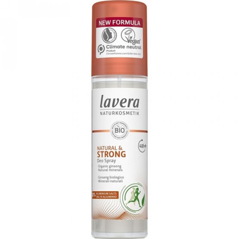 Lavera Natural & Strong 48 h Deodorant Spray with Organic Ginseng and Natural Minerals 75ml