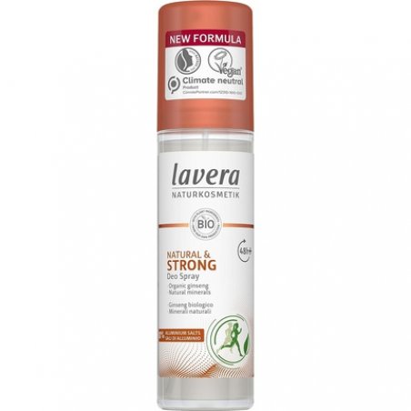 Lavera Natural & Strong 48 h Deodorant Spray with Organic Ginseng and Natural Minerals 75ml