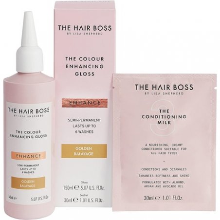 The Hair Boss Golden Balayage Colour Enhancing Gloss 150ml