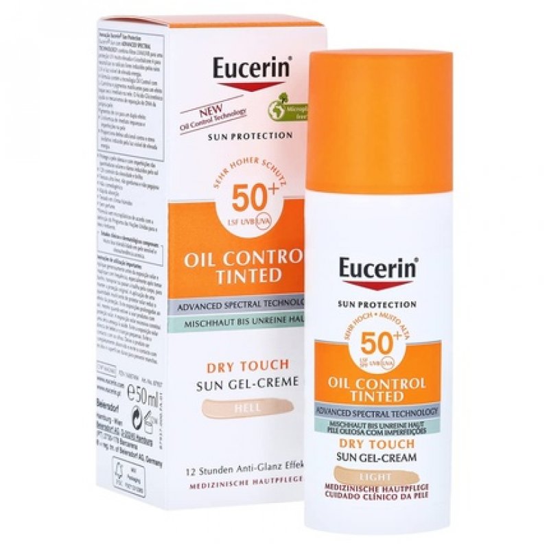 Eucerin Sun Oil Control Tinted Face Gel-Cream SPF 50 Light