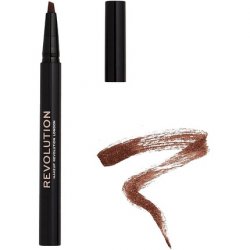 Makeup Revolution Bushy Brow Pen Medium Brown 0.5ml