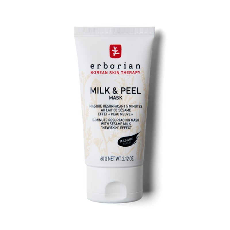 Erborian Milk & Peel Mask Exfoliating and Refining Sesame Milk Mask for All Skin Types and Tones