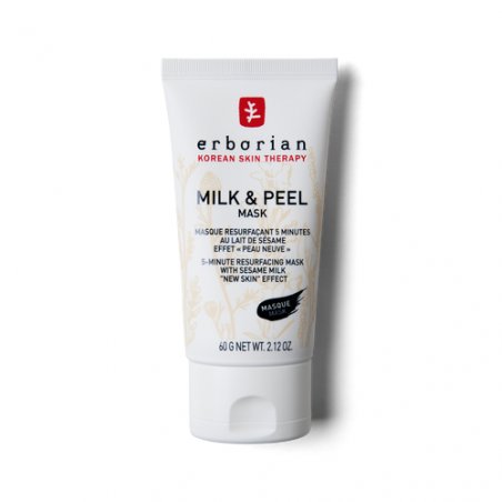 Erborian Milk & Peel Mask Exfoliating and Refining Sesame Milk Mask for All Skin Types and Tones