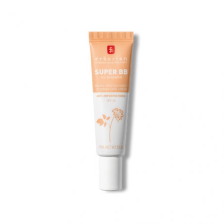 Erborian Super BB Cream with Ginseng Full Coverage BB Cream for Acne Prone Skin 15ml Doré