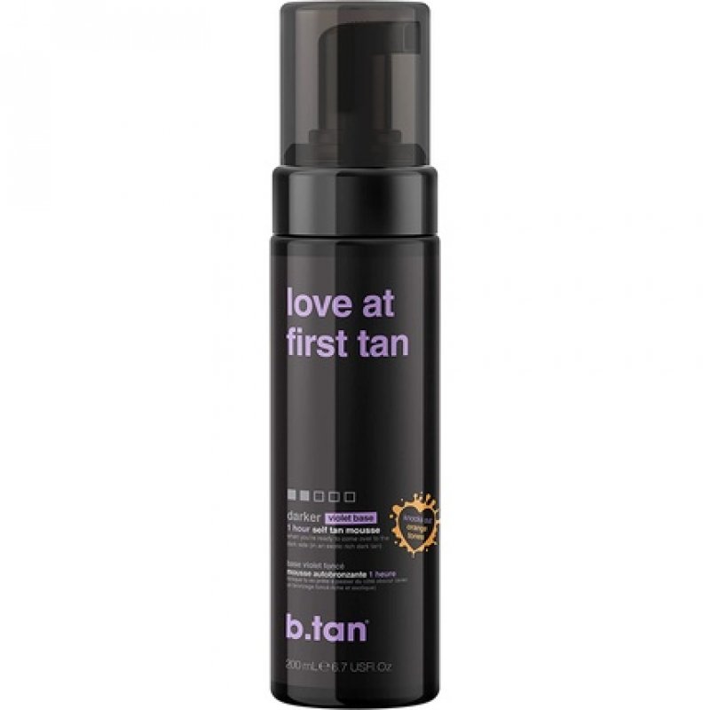 b.tan Love At First Tan Darker Fast Sunless Tanner Mousse 6.7 Fl Oz