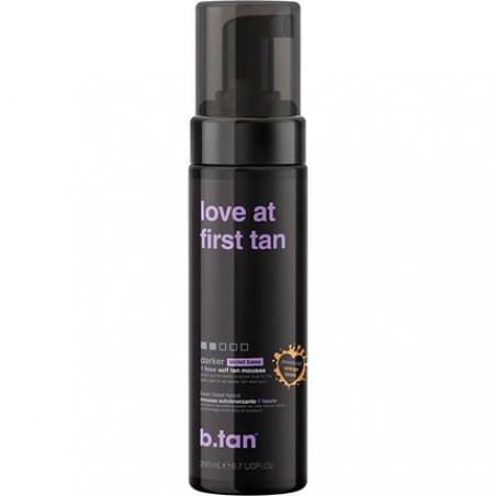 b.tan Love At First Tan Darker Fast Sunless Tanner Mousse 6.7 Fl Oz