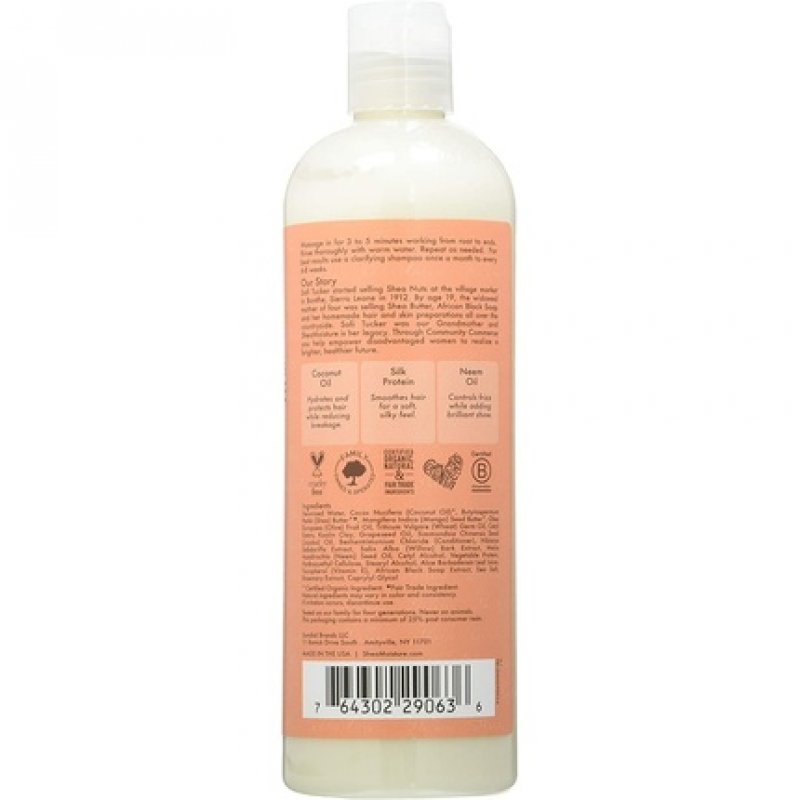 Shea Moisture Coconut and Hibiscus Co-Wash Conditioning Cleanser 13oz