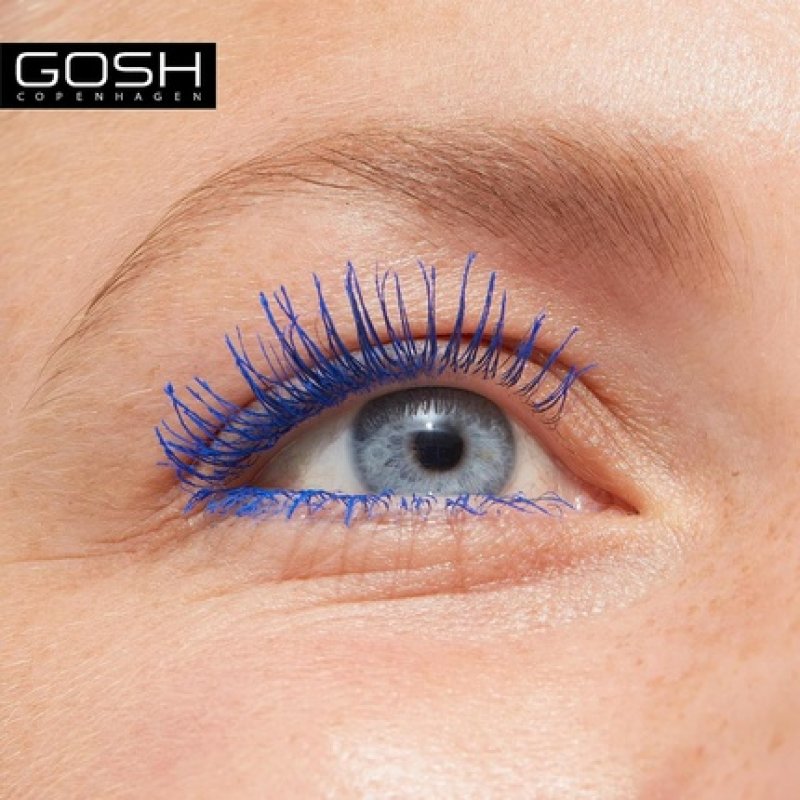 GOSH Boombastic Crazy Mascara for Extreme Volume and Long Lashes 02 Crazy Blue
