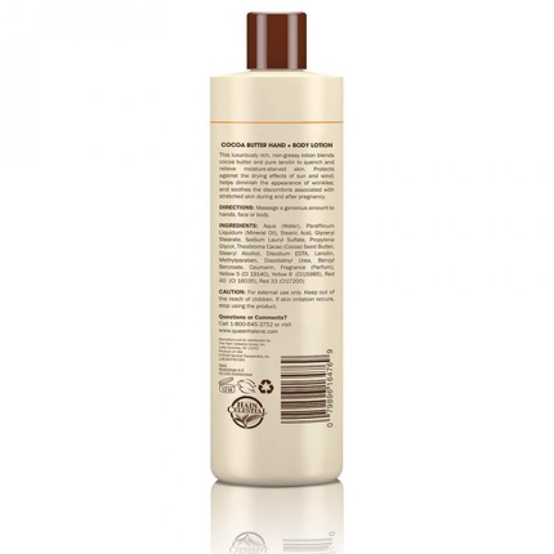 Queen Helene Cocoa Butter Hand & Body Lotion 16 Oz