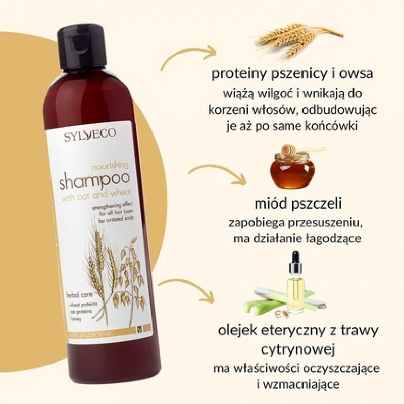 Sylveco Oat Wheat Shampoo 300ml