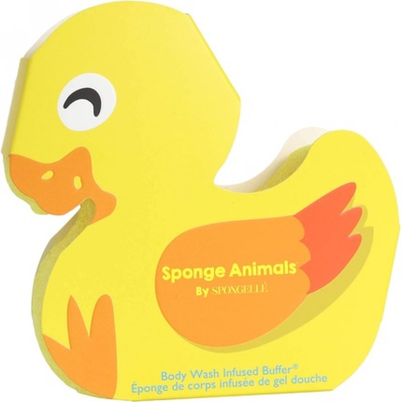Spongellé Kids Body Wash Infused Duck Sponge for Children