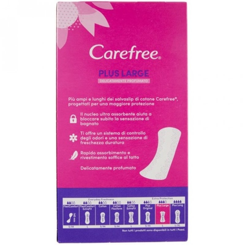 Carefree Maxi Panty Liners 36 Pieces