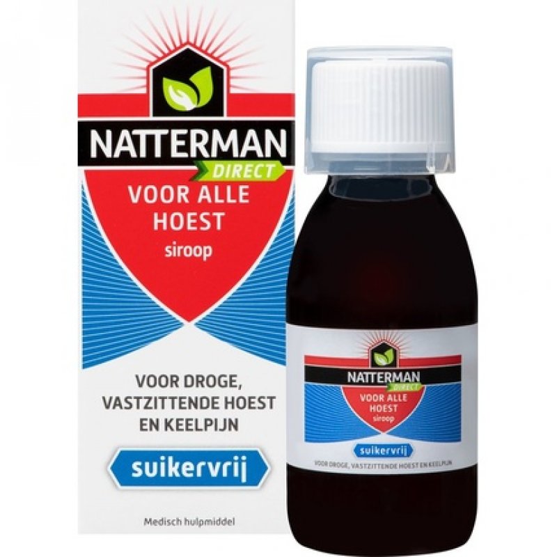 Natterman Direct For All Coughs - Sugar Free - Anti-Cough Remedy - 120ml