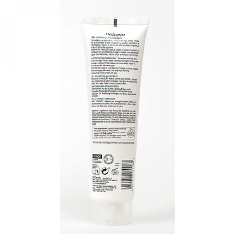 Babaria Mattifying Cleansing Gel for Oily/Mixed Skin 150ml