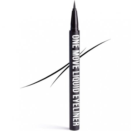 INGLOT One Move Liquid Eyeliner Black Gel Liner Waterproof Smudge Proof High Pigmentation Vegan