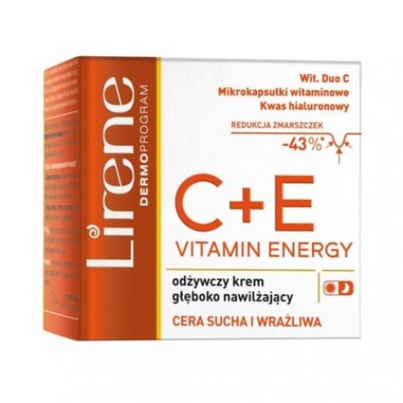 Lirene Vitamin Energy C E Nourishing Cream Deep Moisturizing
