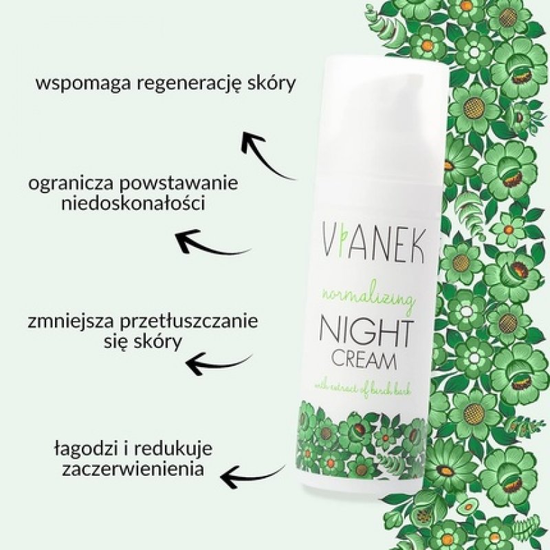 Sylveco Vianek Normalizing Face Night Cream 50ml