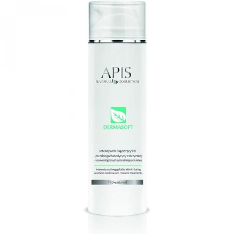 APIS Dermasoft Intensive Soothing Gel for Aesthetic Medicine and Cosmetology After Skin Irritating Treatments 200ml
