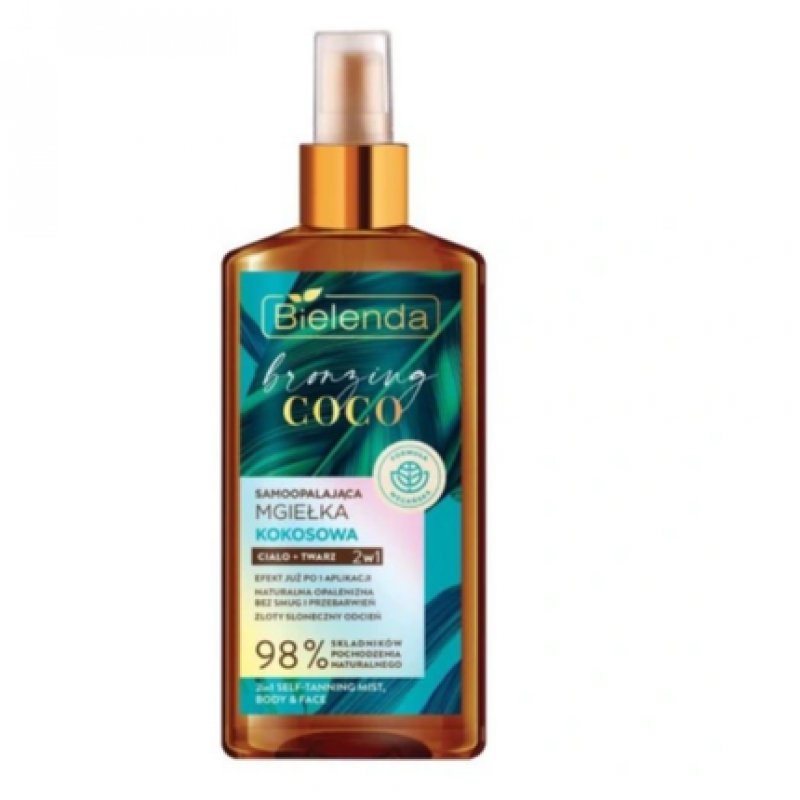 Bielenda Bronzing Coco 2in1 Self-Tanner Coconut Mist for Body and Face 15