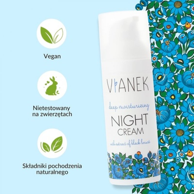 Vianek Intensely Moisturizing Face Night Cream 50ml
