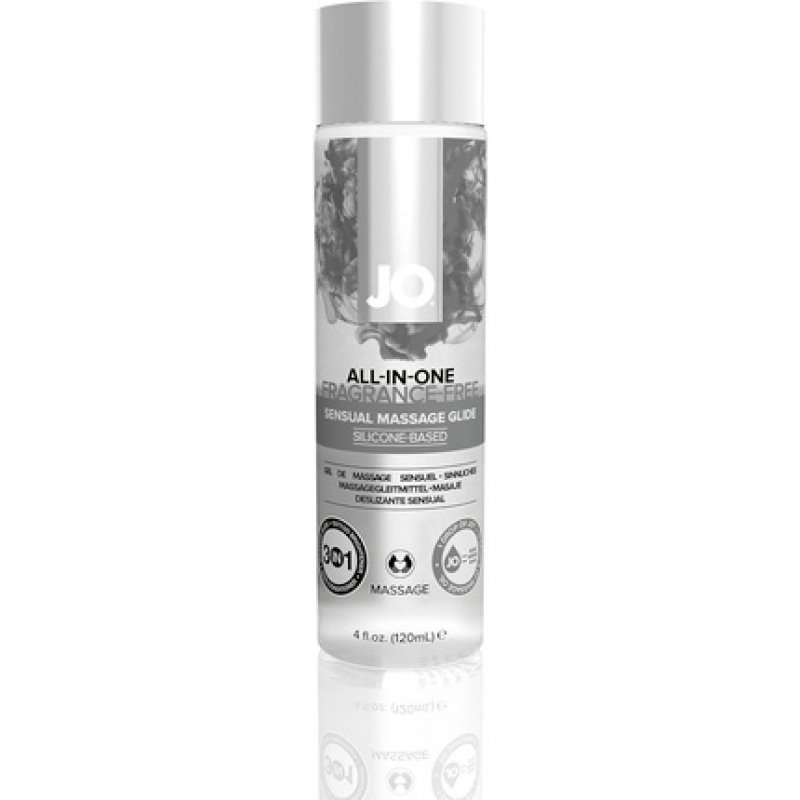 System Jo Sensual Massage Oil Unscented 4 Ounce Bottle