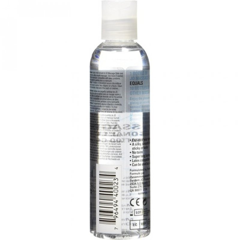 System Jo Sensual Massage Oil Unscented 4 Ounce Bottle