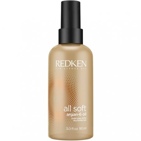 Redken All Soft Argan-6 Oil Multi-Care Oil for Dry/Brittle Hair 90ml 3.0 fl.oz.