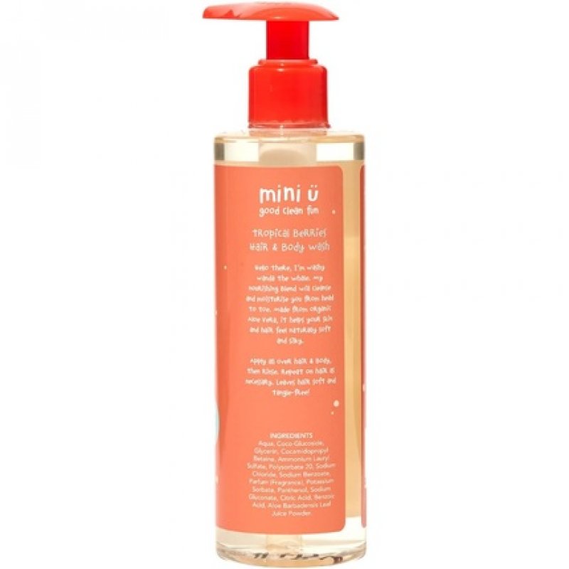 Mini U Tropical Berries Hair & Body Wash for Children - 250ml