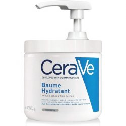 CeraVe Moisturising Cream for Body and Face with Pump Dispenser 454g