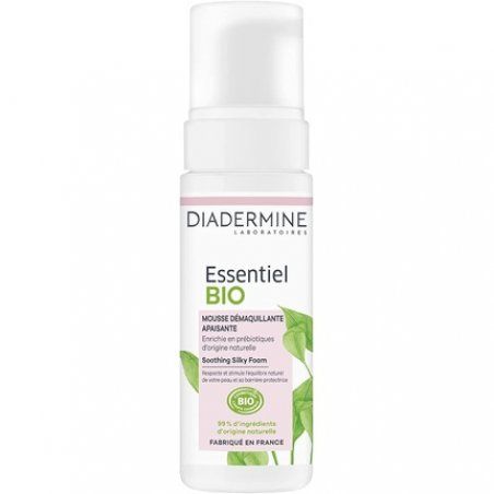 Diadermine Essentiel Bio Soothing Cleansing Foam Enriched with Natural Prebiotics 150ml