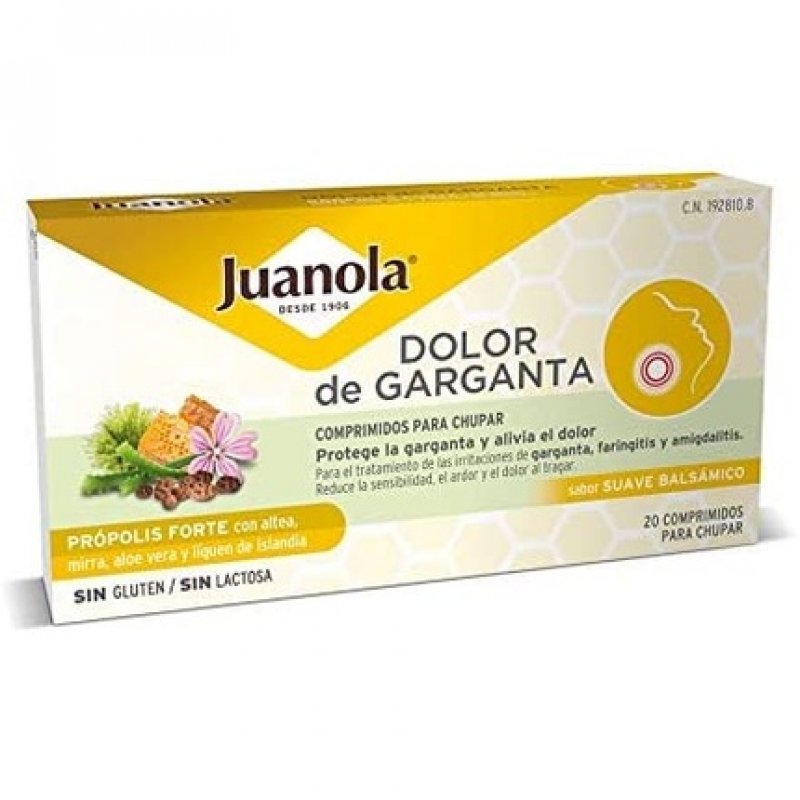 Juanola Propolis Forte Soft Flavored Lozenges 20 Count