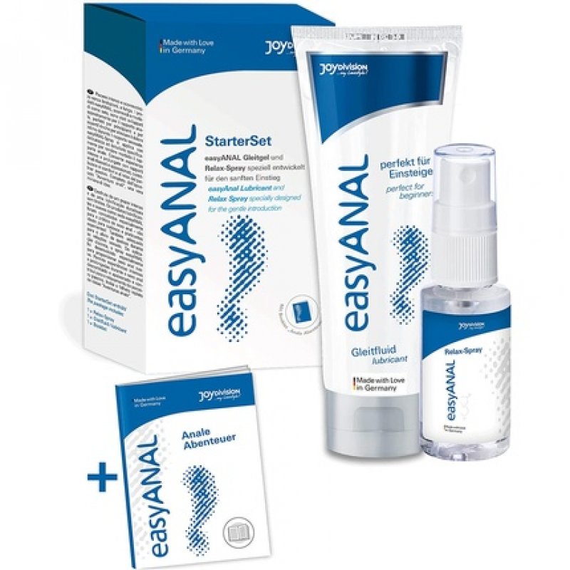 Easyanal Easy Anal Starter Set with Lubricant and Relax Spray