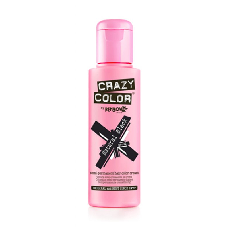 CRAZY COLOR Natural Black 100 ml