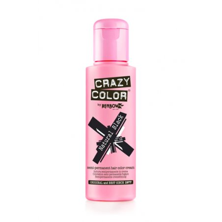 Crazy Color Hair Color Cream Number 32 Natural Black 100ml