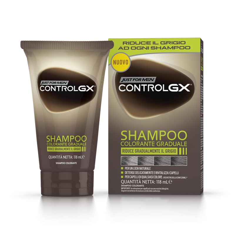 Just For Men Control GX Gradual Color Shampoo 118ml - Black