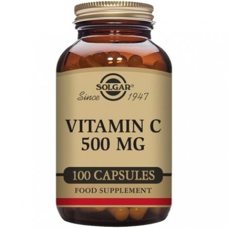 Solgar 500mg Vitamin C Vegetable Capsules Seasonal Immunity Support Potent Antioxidant Reduces Tiredness and Fatigue
