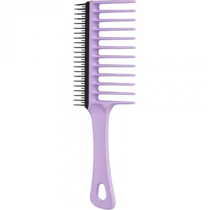 Tangle Teezer Wide Tooth Comb for 3C to 4C Hair Lilac and Black
