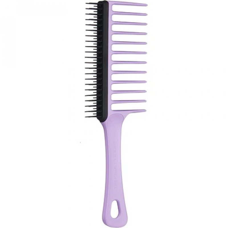 Tangle Teezer Wide Tooth Comb for 3C to 4C Hair Lilac and Black