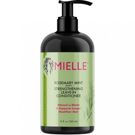 Mielle Organics Rosemary Mint Strengthening Leave-In Conditioner for Dry and Frizzy Hair