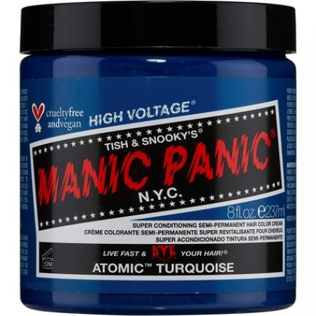 Manic Panic High Voltage Classic Cream Formula Hair Dye 8oz Atomic Turquoise