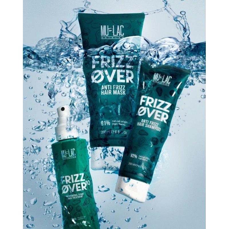 Mulac Cosmetics Frizz Over 200 ml Shampoing Naturel Unisexe