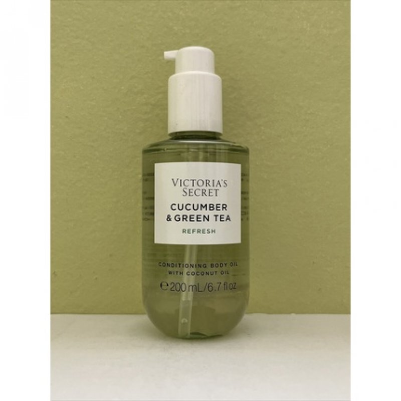 Victoria's Secret Natural Refreshing Cucumber & Green Tea Body Oil 6.7oz