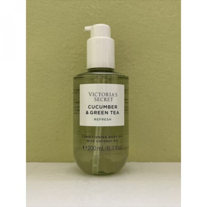 Victoria's Secret Natural Refreshing Cucumber & Green Tea Body Oil 6.7oz