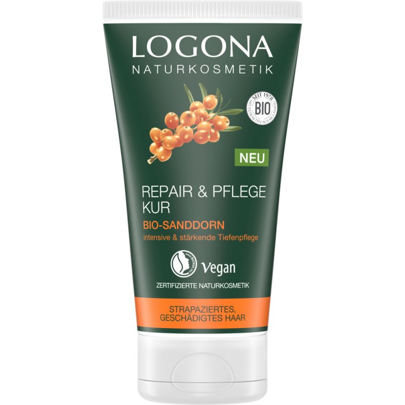 LOGONA Repair & CareOrganic Sea Buckthorn masque pour cheveux 150 ml Unisexe