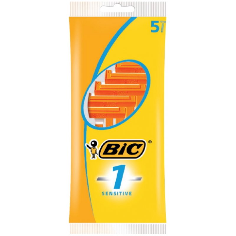 BIC Classic Disposable Razors for Sensitive Skin - Pack of 40