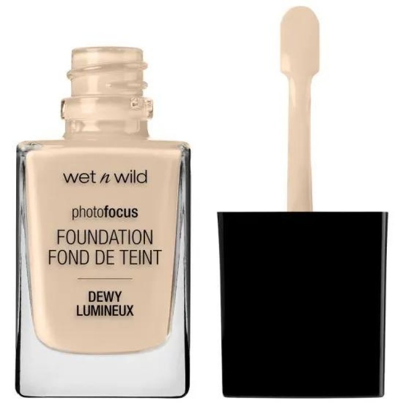 wet n wild Photo Focus Foundation DEWY 30 ml Bouteille Liquide 520 Nude Ivory
