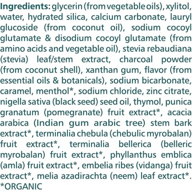 Himalaya Whitening Antiplaque Toothpaste with Charcoal and Black Seed Oil 4.0oz 113g