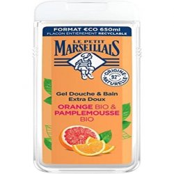 Le Petit Marseillais Extra Gentle Orange & Grapefruit Organic Bath & Shower Gel 650ml