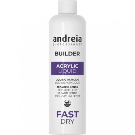 Andreia Professional Nail Builder Acrylic Monomer Liquid Fast Dry 250ml for Professionals