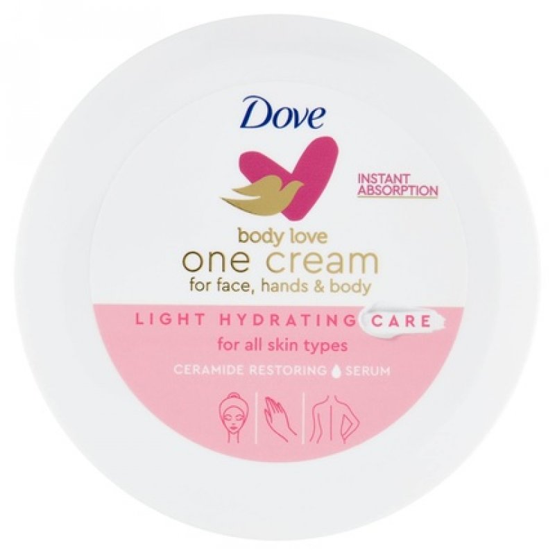 Dove Body Love One Cream for Dry Skin Light Hydration Instantly Absorbed 250ml